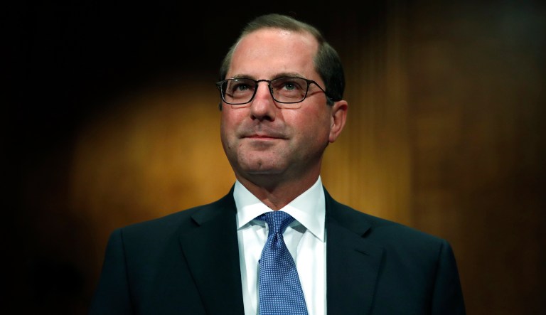 Alex Azar, President Trump's pick to become Health and Human Services secretary, is 