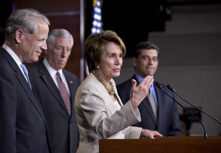 House Democrats' campaign arm raised $7.1 million in April and has more than $43 million in the bank. (AP image)