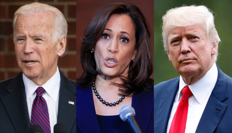 Joe Biden, Kamala Harris, Donald Trump