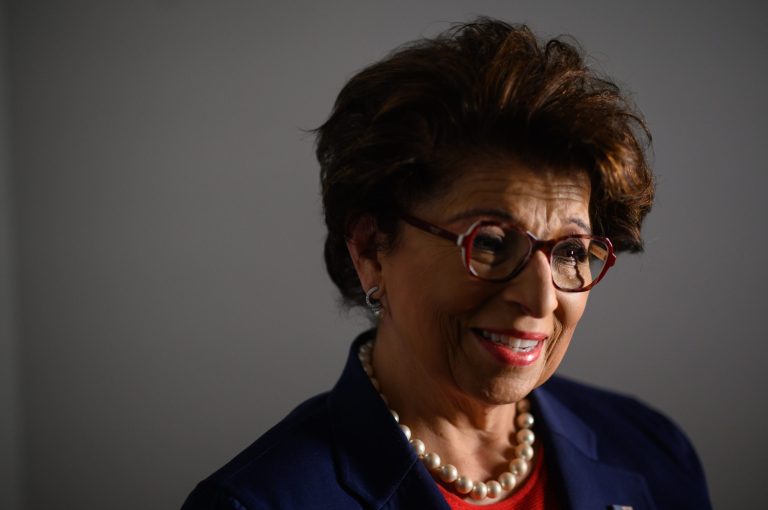 Jovita Carranza, the administrator of the Small Business Administration, is photographed at the Morgantown Area Economic Partnership on June 22 in Morgantown, W.Va. 