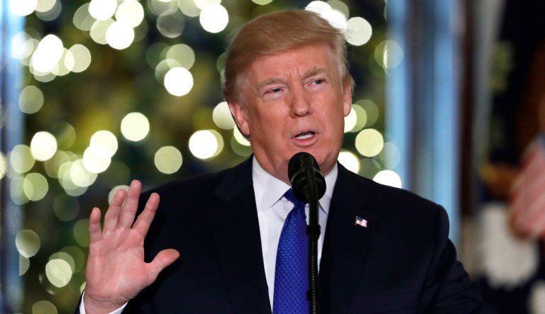 According to more than a half-dozen Republican operatives familiar with the White House political shop that the Washington Examiner interviewed for this story, President Trump's team is not building a solid foundation for reelection in 2020. (AP Photo/Evan Vucci)