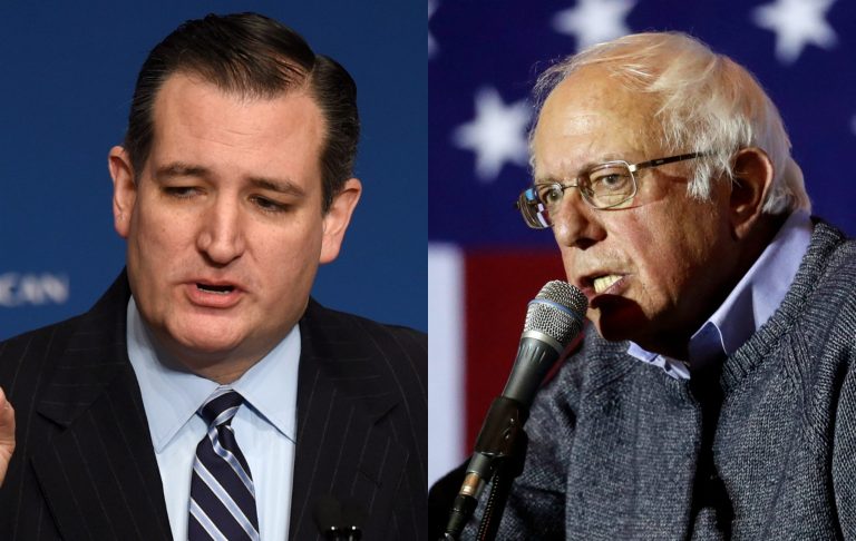 Enter Sens. Ted Cruz and Bernie Sanders to wax eloquent on Obamacare and to personify the political battles we're met with on social media. (AP Photos)