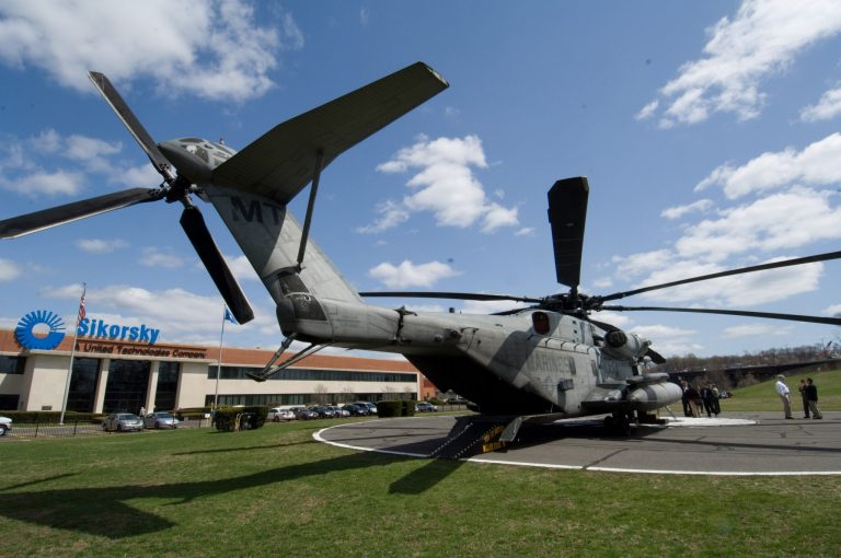 A CH-53E Super Stallion helicopter made a hard landing during a training mission. (AP file)