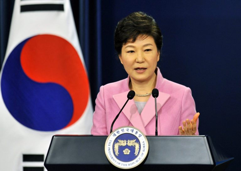 Lately, South Korean President Park Geun-hye has tried to dial down the anti-Japanese tone in Seoul, but many South Koreans now rate Japan as a security threat on par with, or exceeding, North Korea or China. (AP Photo/Jung Yeon-je, Pool)