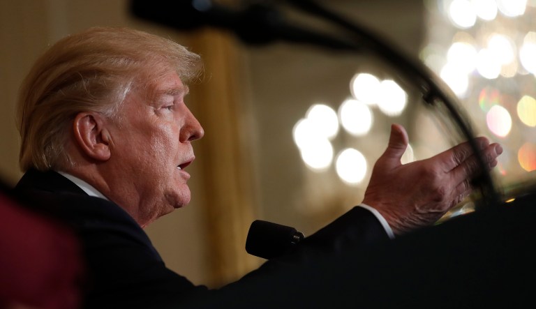 In a Friday statement, President Trump said: 