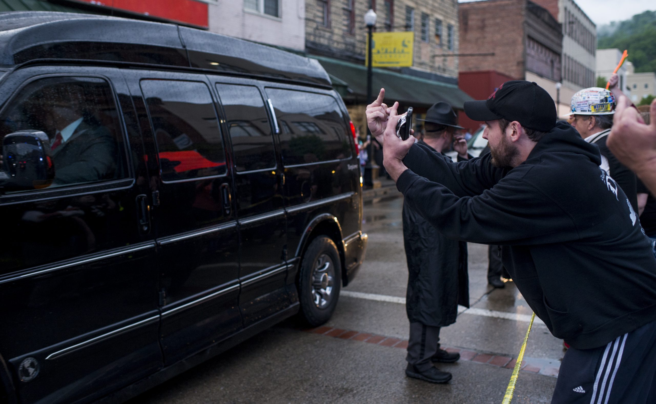 West Virginians Give Hillary the Finger