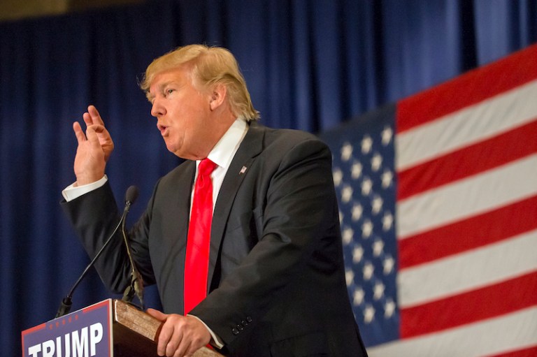 Trump wants supporters to consider the presidential race a 