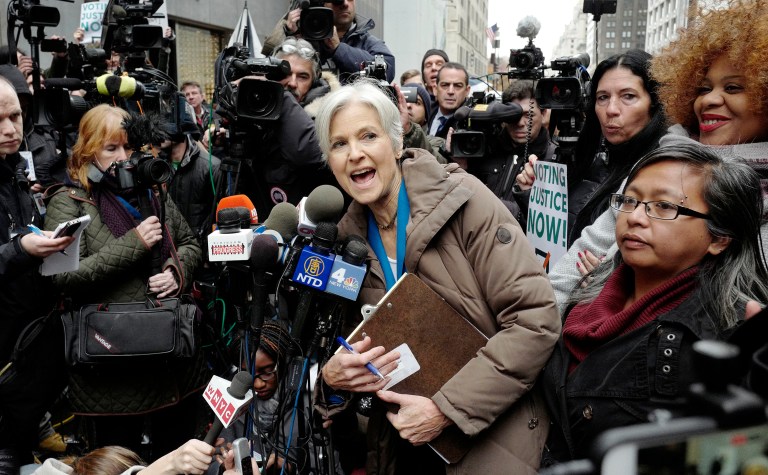 Former Green Party candidate Jill Stein's appeal to continue a recount of the presidential election has failed. (AP Photo/Mark Lennihan)