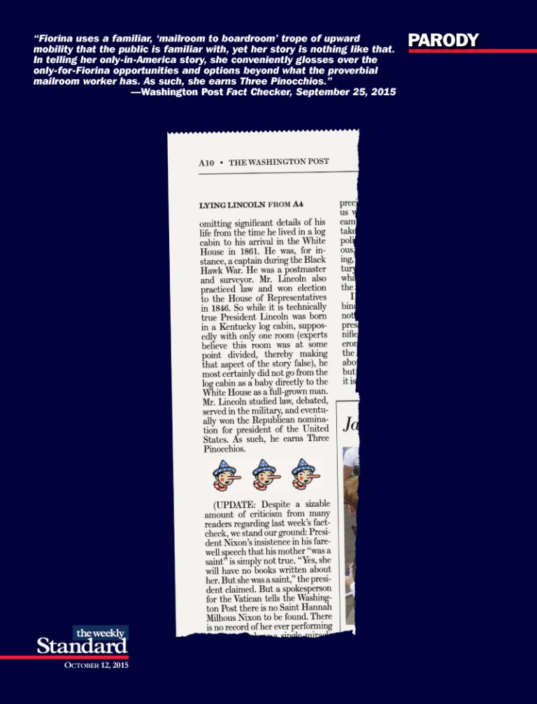 Three Pinocchios for ‘Honest’ Abe