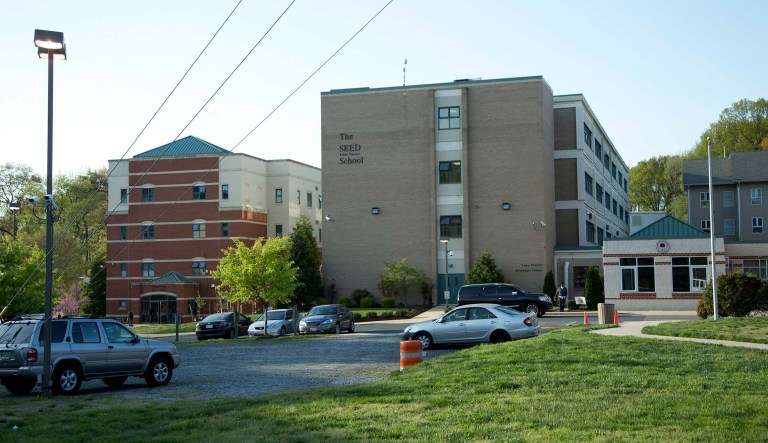 The SEED Public Charter School of Washington, a public boarding school for poor and academically at-risk students is shown in southeast Washington. The idea is for public boarding schools to put round-the-clock attention on students away from such daunting problems as poverty, troubled homes and truancy. (AP Photo/Manuel Balce Ceneta)