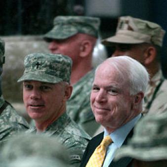 McCain Offers Support to Middle East Protesters