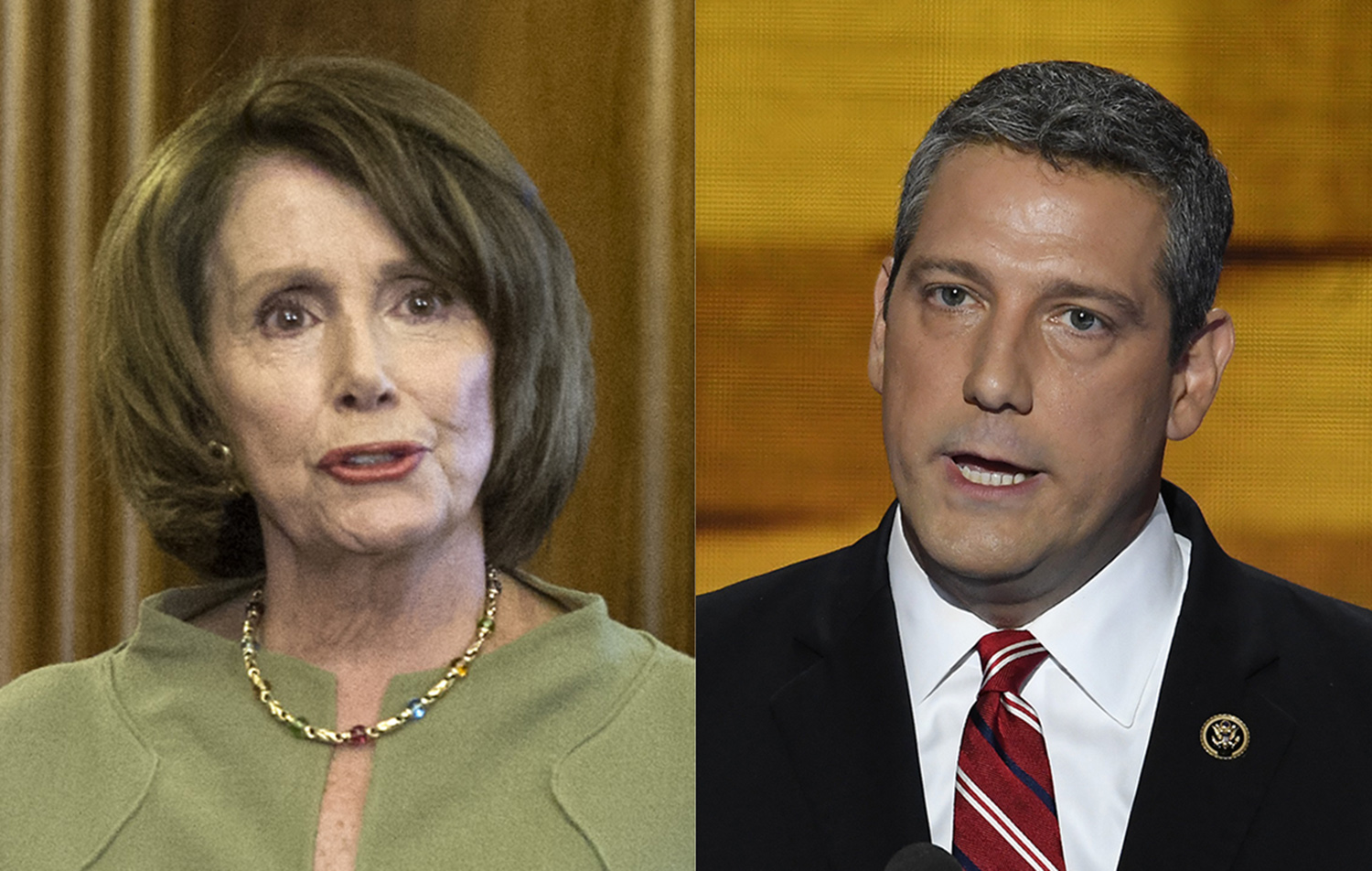 Pelosi promotes former rival