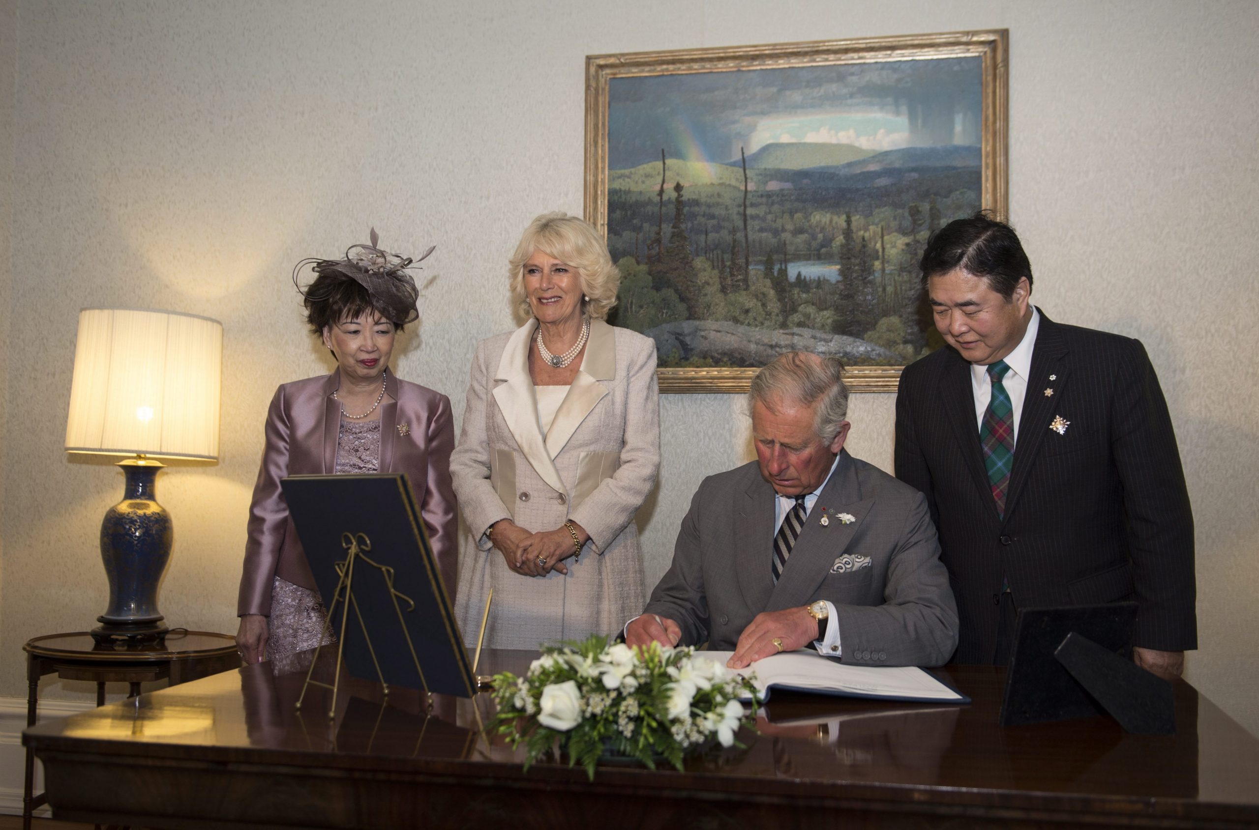 Prince Charles says grandson focuses his attention