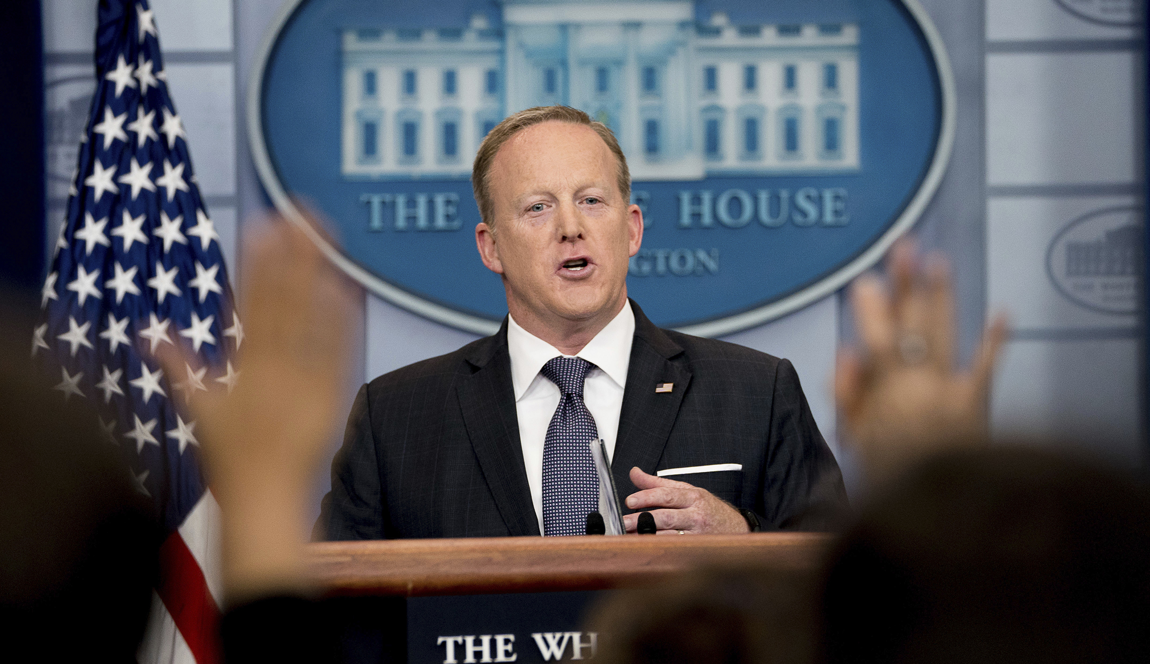 Sean Spicer won’t specify Trump’s suggestion to add funding to Obamacare repeal