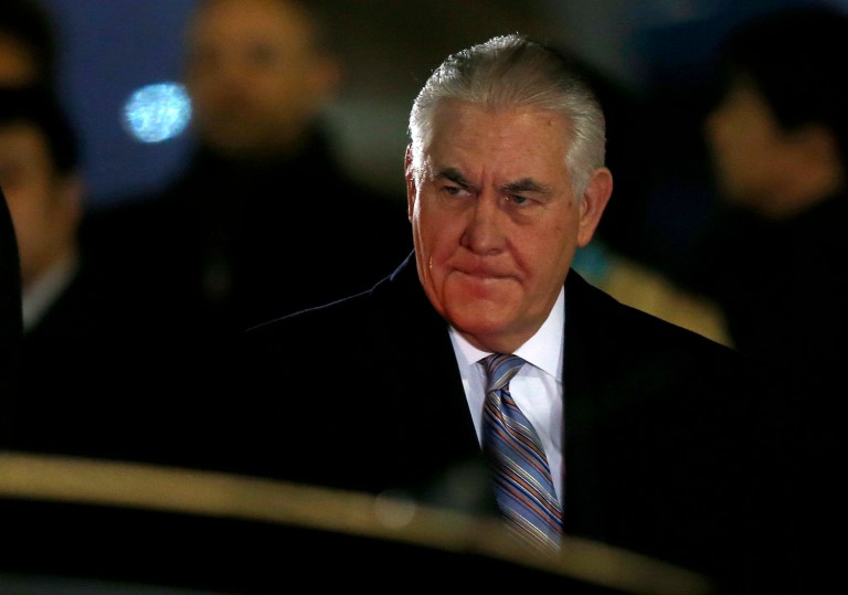 Tillerson doesn't intend to mediate between Erdogan and European leaders, although he's not ruling it out, either. (REUTERS/Toru Hanai/Pool)