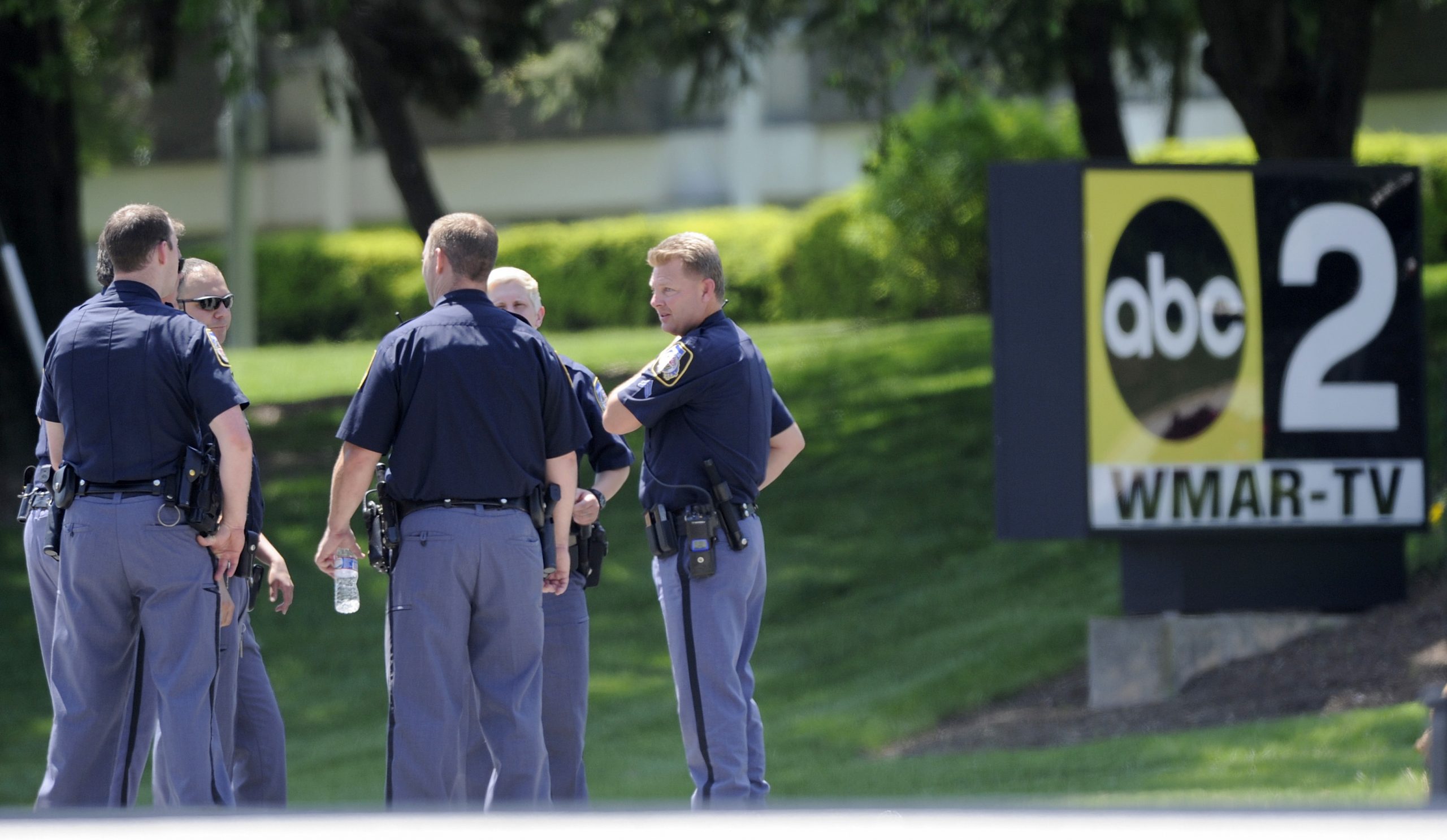 WMAR scrambles to cover truck’s crash into station