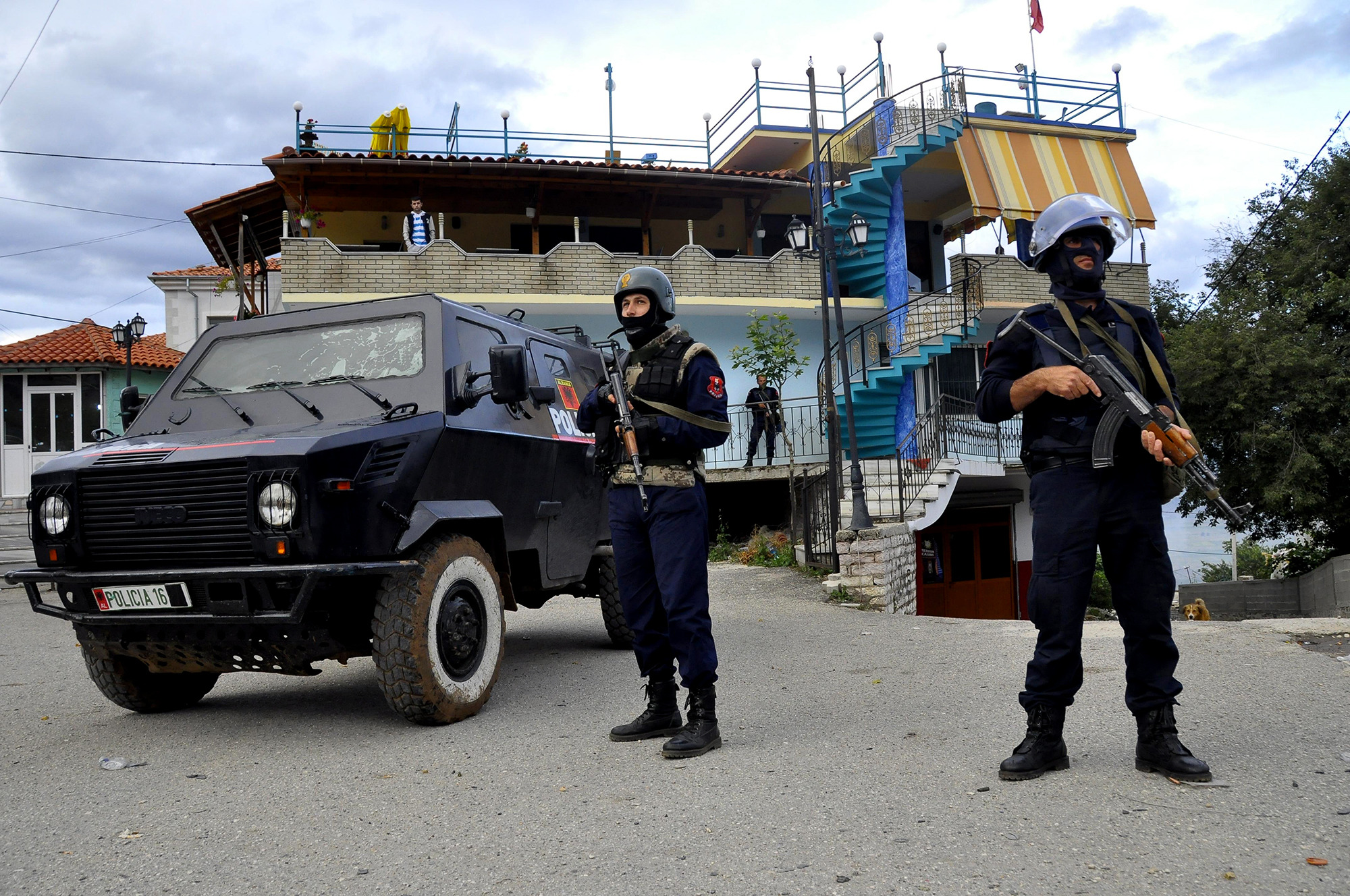 Albanian police say pot village under control