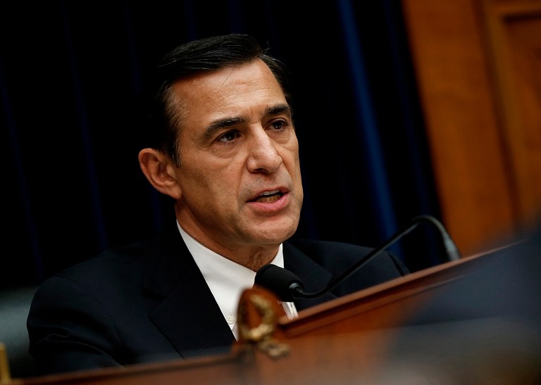 Issa has been looking into whether the White House's political activity violates the Hatch Act, which restricts many fundraising activities on federal property. (Getty images/Win McNamee)