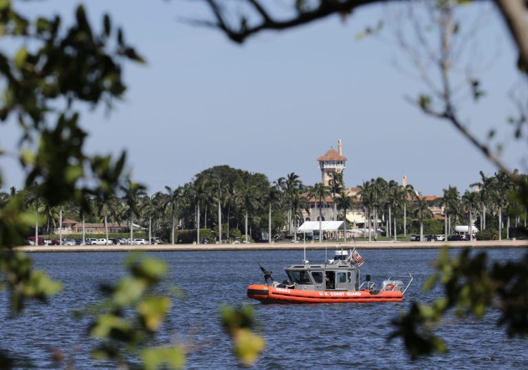 More groups are deciding to cancel events at President Trump's Mar-a-Lago resort, several days after the president made controversial remarks in response to violence in Charlottesville, Va. (AP Photo/Lynne Sladky)