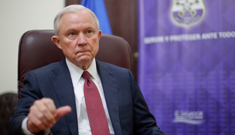 Losing Sessions as the attorney general 