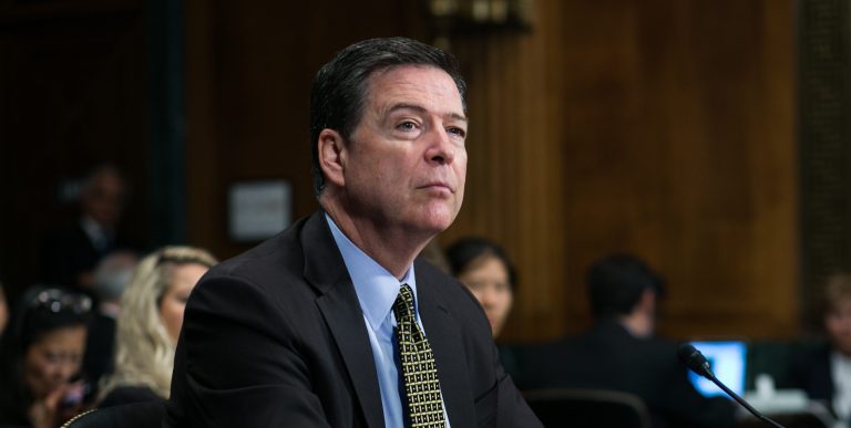 President Trump called former FBI Director James Comey 