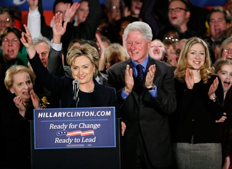 Bill and Hillary Clinton will headline the annual steak fry for Tom Harkin of Iowa. (AP Photo/Charlie Neibergall, File)