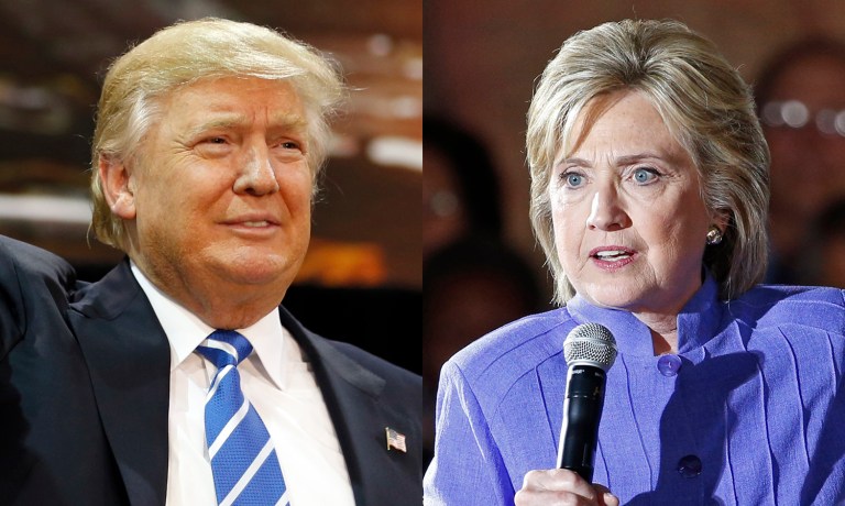 In the new Quinnipiac poll released Thursday, Trump trails Clinton by only 2 points in Colorado (44 percent-42 percent) and 6 points in Virginia (45 percent-39 percent). (AP Photos)