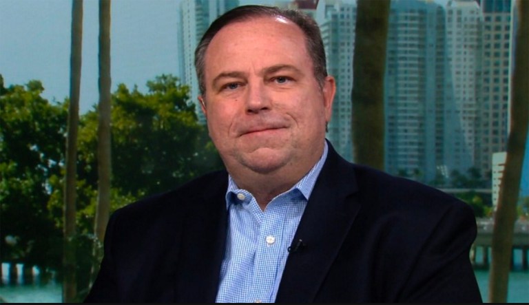 Newsmax CEO Chris Ruddy hit back at White House press secretary Sean Spicer early Tuesday morning after Spicer denied Ruddy ever met with President Trump on Monday night. (Screenshot)