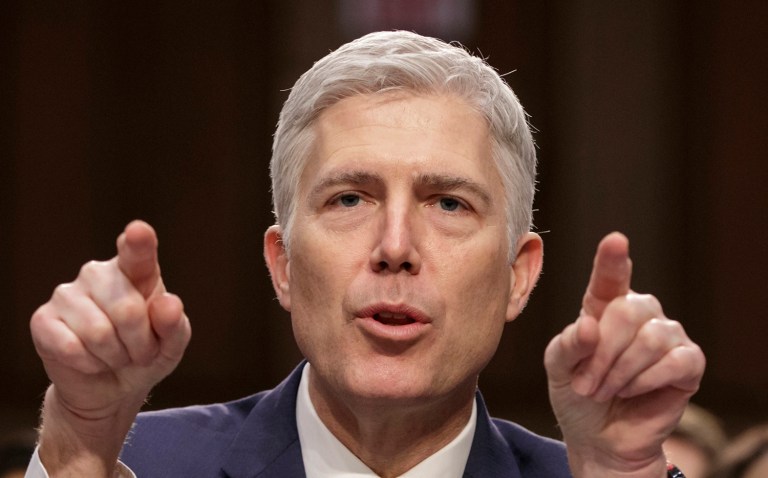 A popular refrain among critics of Judge Neil Gorsuch is that he doesn't stand for the little guy. (AP Photo/J. Scott Applewhite)