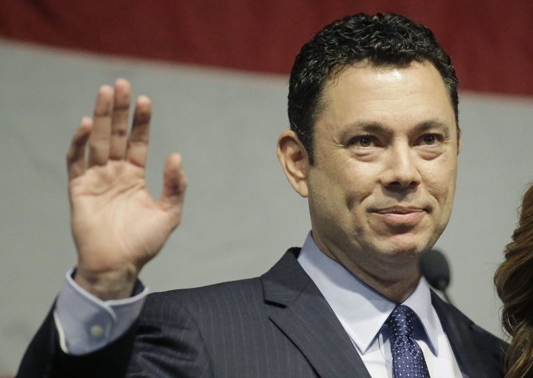 Rep. Jason Chaffetz would not directly answer whether he planned to head to Fox News after his stint in Congress. (AP Photo/Rick Bowmer)