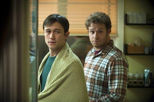 In this film image released by Summit Entertainment, Joseph Gordon-Levitt, left, and Seth Rogen are shown in a scene from 