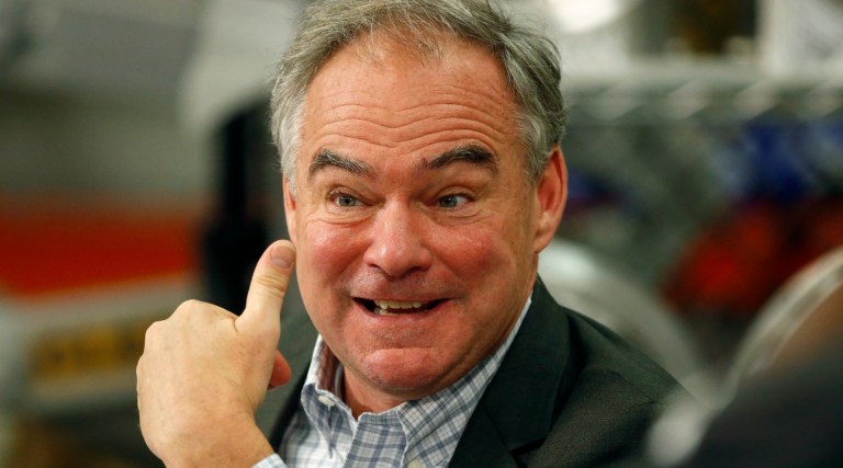 Kaine is expected to only receive one briefing before the election because of the knowledge he already has from his positions on the Senate Armed Services and Senate Foreign Relations Committees. (AP Photo/Brennan Linsley)