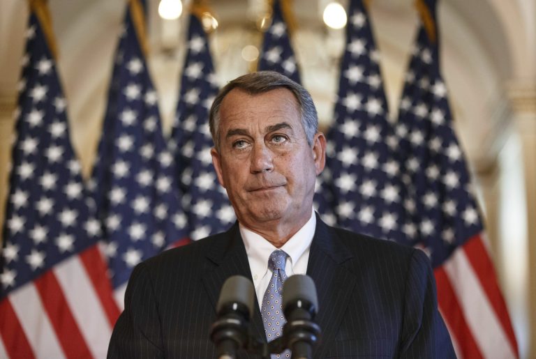 A letter, signed by House Speaker John Boehner, R-Ohio, and other top GOP leaders, calls on Obama to support House-passed legislation that would give the VA Secretary the power to fire or transfer incompetent senior-level executives. (AP Photo)