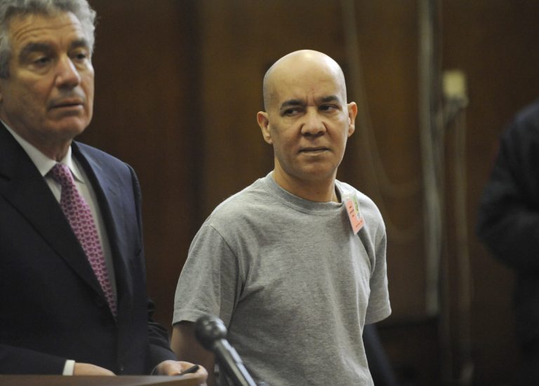   FILE - In this Nov. 15, 2012 file photo, Pedro Hernandez, right, appears in Manhattan criminal court with his attorney Harvey Fishbein, in New York. Hernandez, 51, was scheduled to appear in court Wednesday, Dec. 12, 2012, for an arraignment in the death of Etan Patz, who disappeared on his way to a school bus stop more than three decades ago. (AP Photo/Louis Lanzano, Pool, File)  