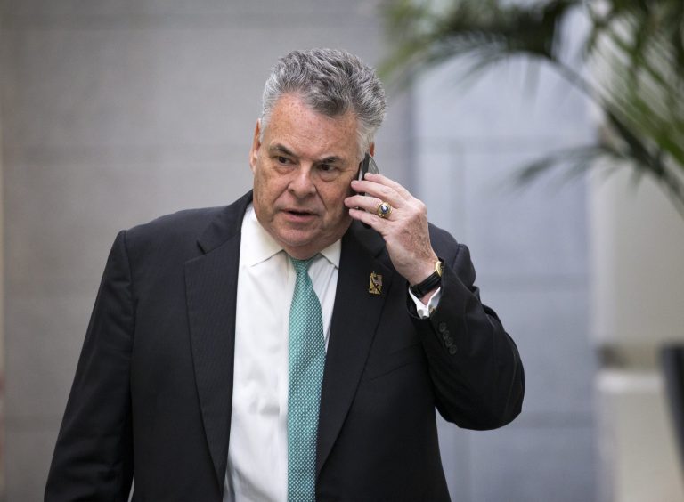 Rep. Peter King, R-N.Y., blasted the Republican National Committee for passing a resolution Friday that called the National Security Agency data collection program 