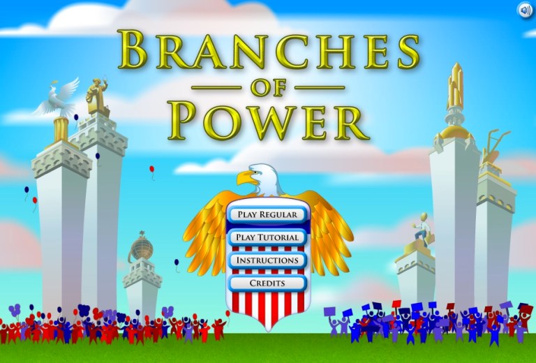 You control the president, a congressman and a Supreme Court justice in the iCivics video game 