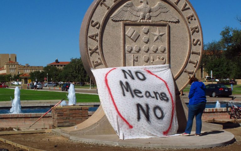 On today's college campuses, anything deemed offensive can be used as a weapon against college men in accusations of sexual assault and harassment. (AP Photo)Â 