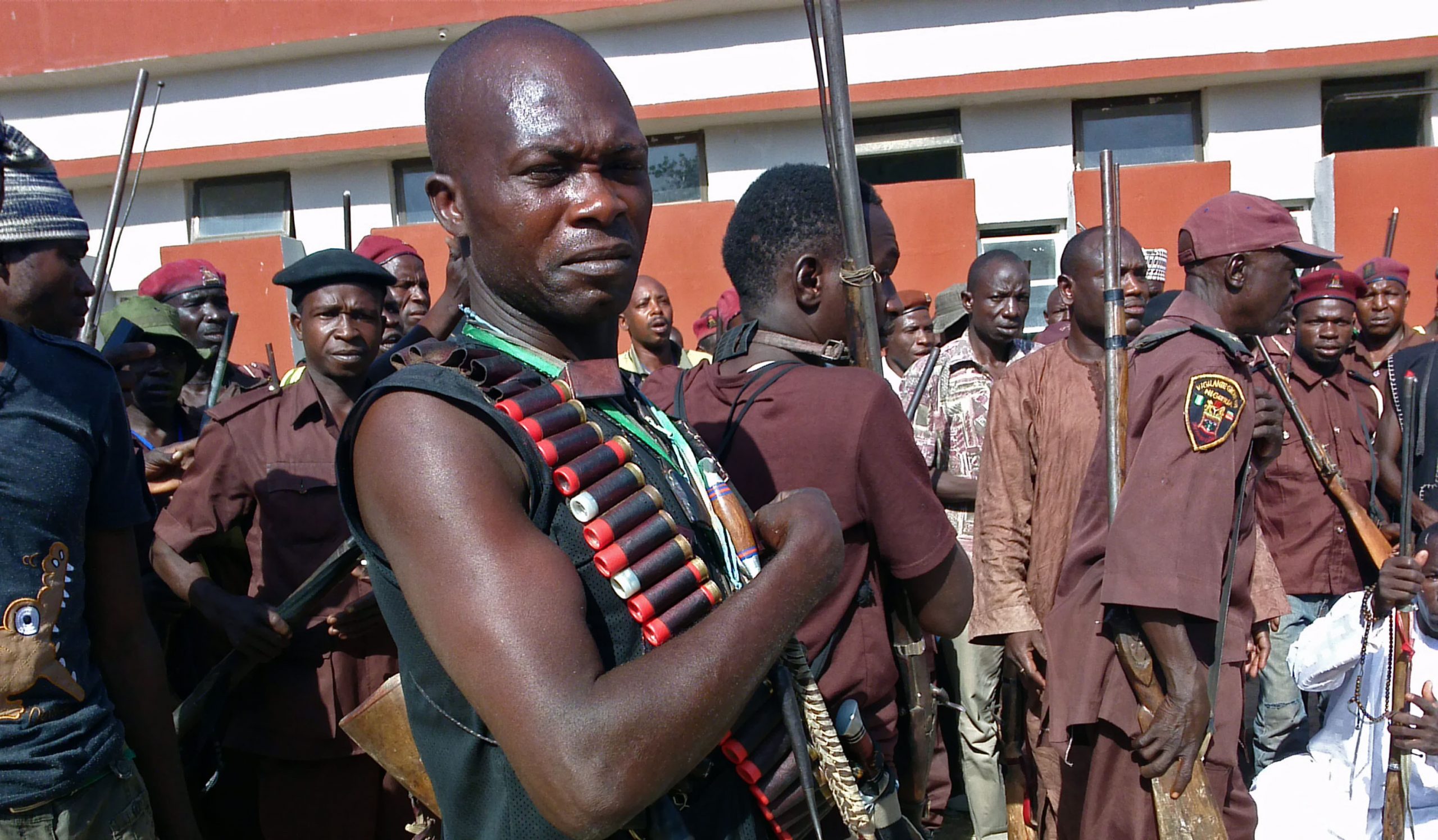Traditional Nigerian hunters want to find girls