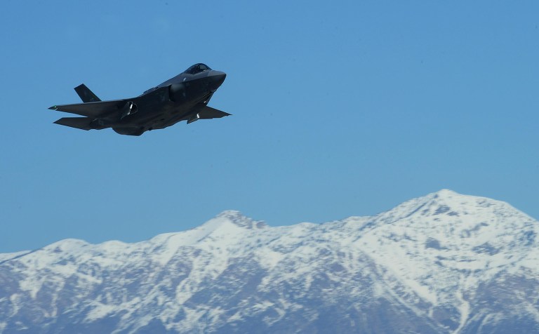 President Trump on Monday announced to reporters that he had cut the cost of the latest F-35 contract with Lockheed Martin by $600 million.