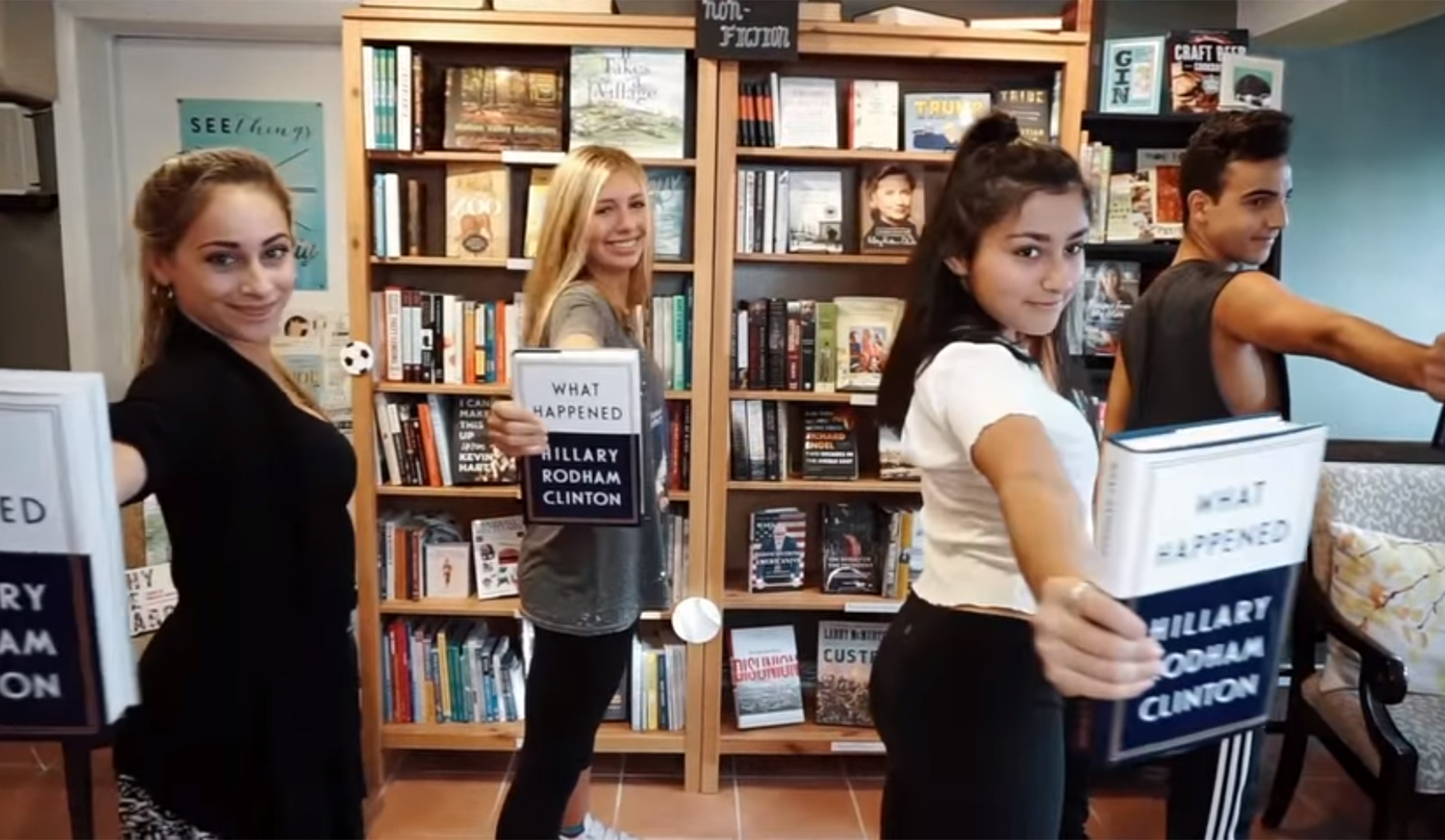 Hillary Clinton fans make music video to mark launch of Clinton’s election memoir