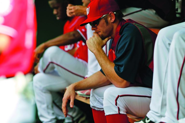 Alex Brandon/AP
Washington Nationals pitcher Stephen Strasburg won't pitch again this season.