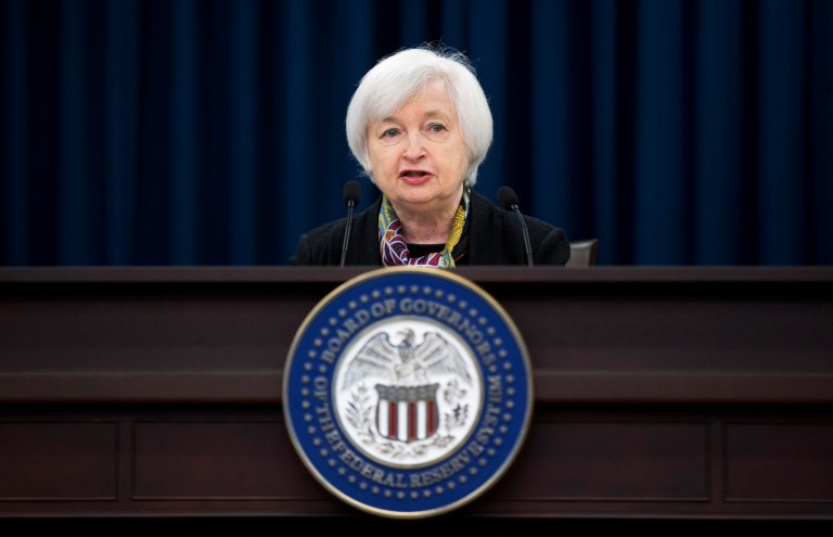 Federal Reserve officials announced Wednesday that they would hold interest rates rates steady. (AP Photo/Manuel Balce Ceneta)