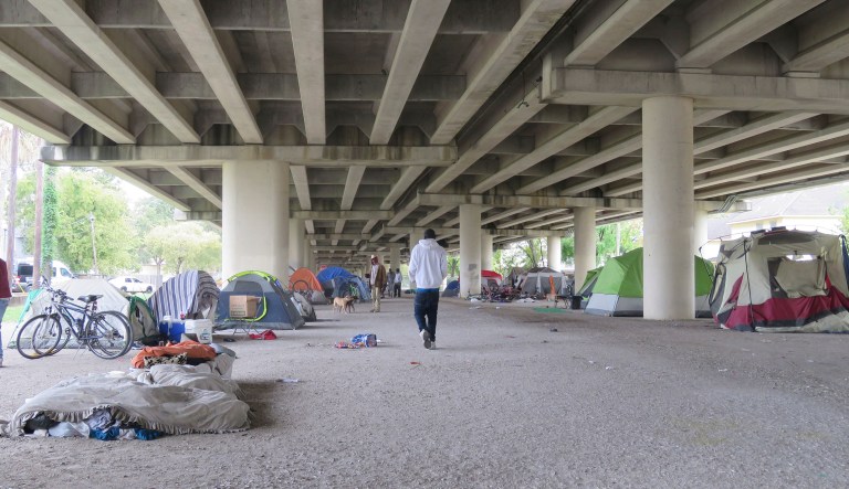 Congress must make sure any final tax bill does not make homelessness even worse. (AP Photo/Juan A. Lozano)