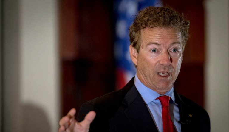Sen. Rand Paul wasn't seriously hurt. (AP Photo/Bryan Woolston)