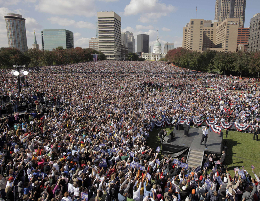 Obama: My rallies were bigger than Trump’s