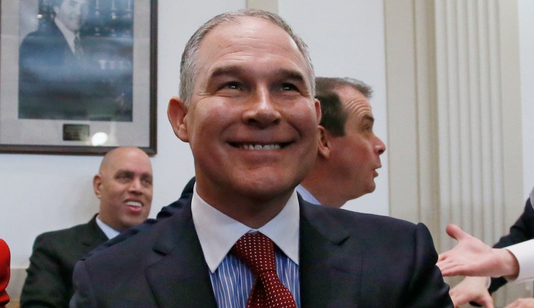 Travel documents show that the EPA administrator was in Oklahoma for 43 of his first 92 days at the agency. (AP Photo/Sue Ogrocki)