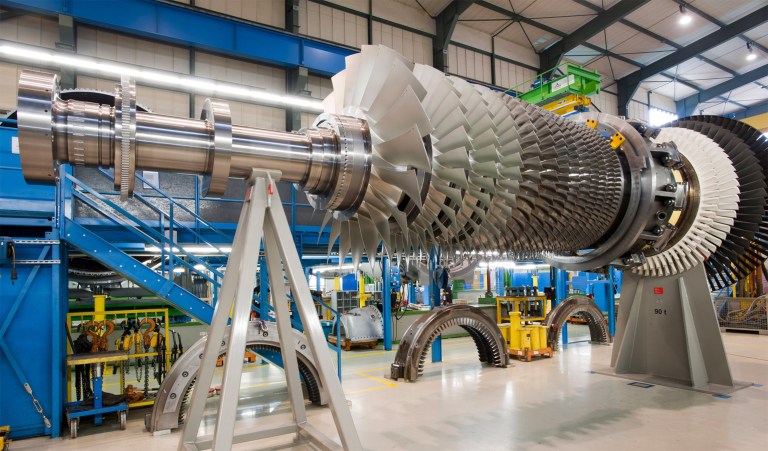 The boon in natural gas production from fracking has made gas-fired power plants the dominant source of the nation's electricity supply. (Siemens AG, Munich/Berlin)