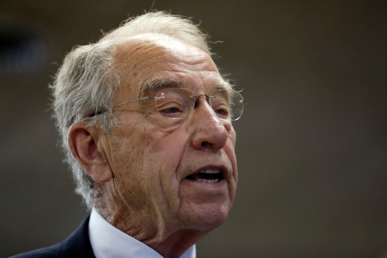 Grassley called the new policy from the Office of Legal Counsel limiting oversight requests to just congressional chairmen 