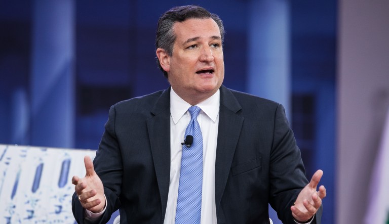 Speaking at the Conservative Political Action Conference Thursday, Sen. Ted Cruz, R-Texas, referred to comments former President Bill Clinton made about Obamacare at a rally for his wife's presidential campaign, calling it the 