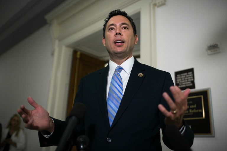 Rep. Jason Chaffetz, R-Utah, and other Republicans say new FBI documents released Monday confirm that the State Department and the FBI at least talked about a deal to declassify some of the classified information found in Clinton's emails. (Graeme Jennings/Examiner)
